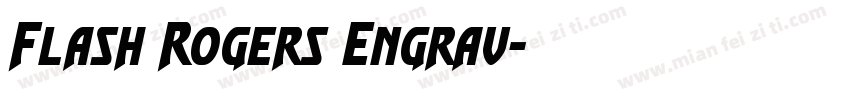 Flash Rogers Engrav字体转换